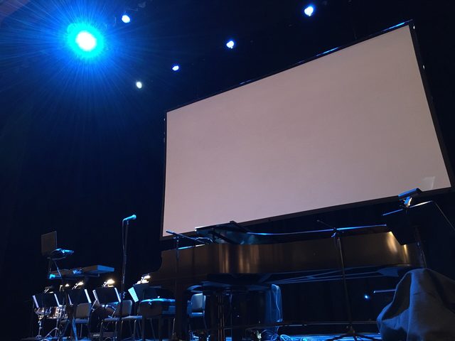 grand piano concert stage