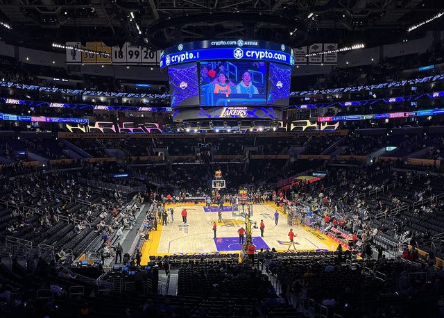 Los Angeles Lakers game day at Crypto.com Arena